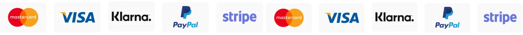 Payment Methods - PayPal, VISA, Mastercard, Discover